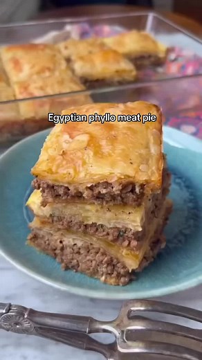 Egyptian Phyllo Meat Pie Recipe