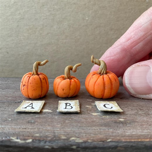 1:12 Scale Chunky Pumpkin - Etsy