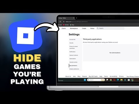 How To Hide What Game You're Playing On Roblox in SECONDS!