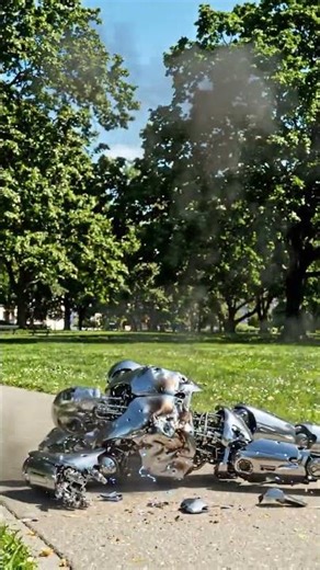 Apro robot destroyed by himself #trending #remix