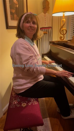 Swing Low, Sweet Chariot !( coming’ for to carry me home !” We have such a rich heritage of spirituals ! Each one has a powerful message ! #gospelmusic #gospelpiano | Glenda Austin - Pianist