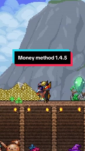 how to get infinite money in 1.4.5 #terraria #terrariaglitch #terrariaupdate