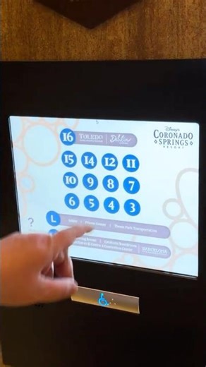 Innovative Elevator Control at Disneys Gran Destino at Coronado Springs Resort #bigfloridacountry