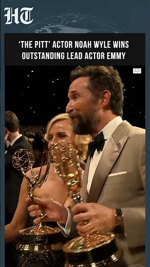 ‘The Pitt’ Star Noah Wyle Wins Outstanding Lead Actor Emmy For His Breakthrough TV Role | #shorts