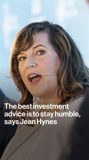 Wellington Management CEO Jean Hynes tells David Rubenstein her best investment advice, from what she would do with $1 million to how she stays humble. Watch "Bloomberg Wealth" tonight at 9 p.m. ET via the link in bio. | Bloomberg Television