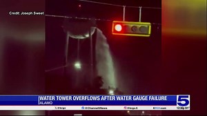 Alamo water tower loses 6,000 gallons following meter failure