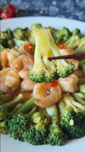 How to make Chinese food-- Shrimp and Broccoli Stir-Fry #chinesefood #stirfry #shrimp #broccoli