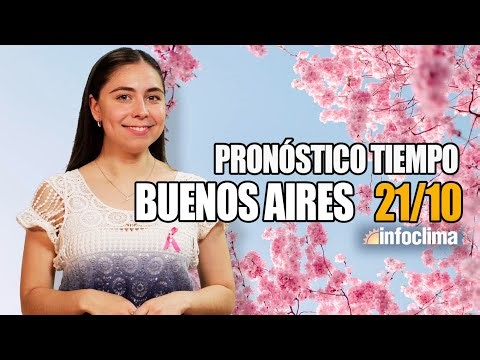 Weather forecast for October 21, 2025. Buenos Aires, Argentina - Infoclima TV