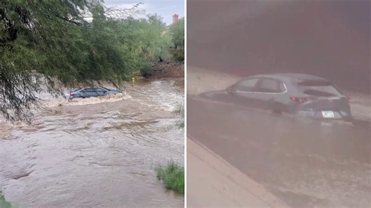 Flooded freeways, roads cause Phoenix traffic problems amid monsoon storms