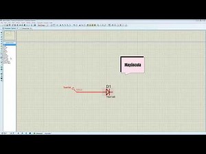 DC SWEEP Curva del diodo en Proteus