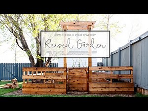 How To Build A Fenced Raised Garden Bed | DIY Enclosed Garden
