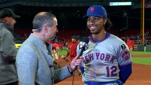 Francisco Lindor joins MLB Tonight to talk Mets' win