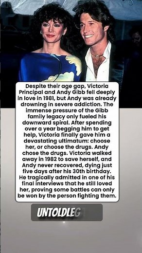 The Tragic Ultimatum: Why Victoria Principal Walked Away From Andy Gibb