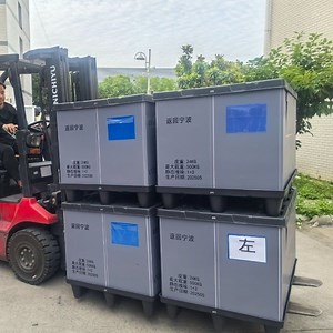[Hot Item] Plastic Container Packs with Collapsible Pallets for Storage Warehouse Sales and Bulk Box