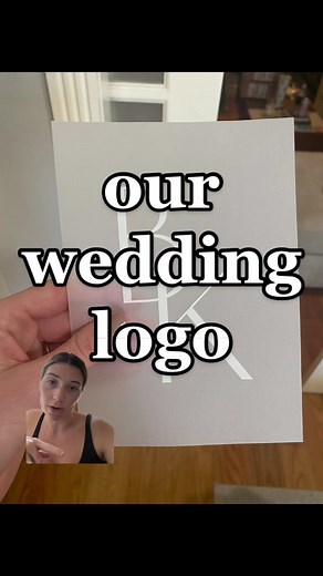 Our wedding logo 🤍🍸 #nycwedding #bride #wedding #weddingdecor