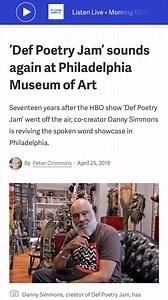 Today is Black Poetry Day, a time to honor the many contributions of Black poets and writers. Did you know that HBO’s “Def Poetry Jam” has a special connection to Philadelphia- including right here at AAMP? Click the link in our bio to learn more. #aamp #history #poetry #amplify #blackvoices #defpoetryjam | African American Museum in Philadelphia