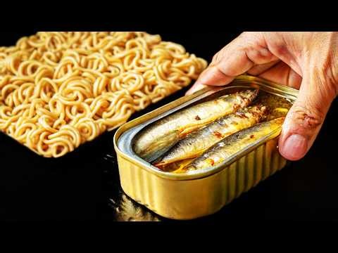 Add sardines with eggs to the pasta! My tried-and-true recipe is brilliant!