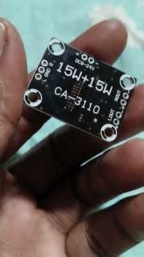 Audio electronic circuit board for blue tooth module and circuits