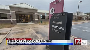 Temporary dog quarantine at Cumberland Co. Animal Services