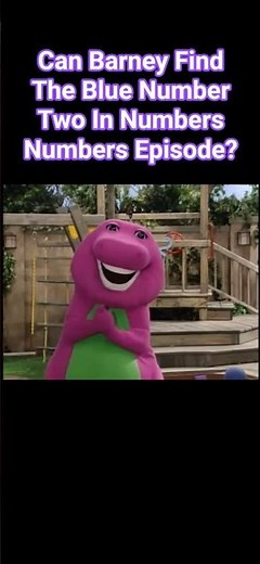 Can Barney Find The Number Two In Numbers Numbers Episode? #barneythedinosaur #shorts