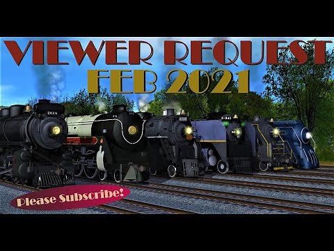 Train Race - USA Vs. Canada (Trainz)