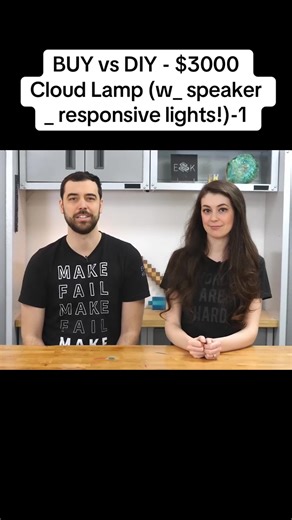 BUY vs DIY - $3000 Cloud Lamp (w_ speaker _ responsive lights!)-1