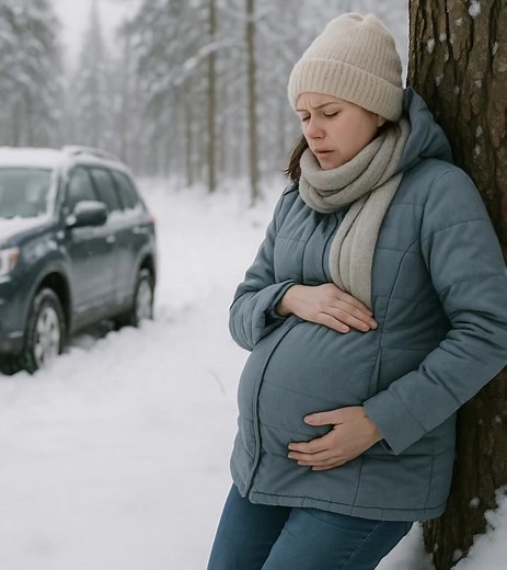 A pregnant woman got stuck in the snow during a blizzard and lost consciousness from the cold — and the one who came to help her shocked everyone 😱😱 Twenty-five-year-old Mary, in the final months of her pregnancy, was returning home from the city when the weather suddenly turned. At first, the snowfall seemed like typical winter weather, but by evening it had grown into a full blizzard. White drifts swallowed the road, and her car, struggling along a forest path, became completely stuck in the