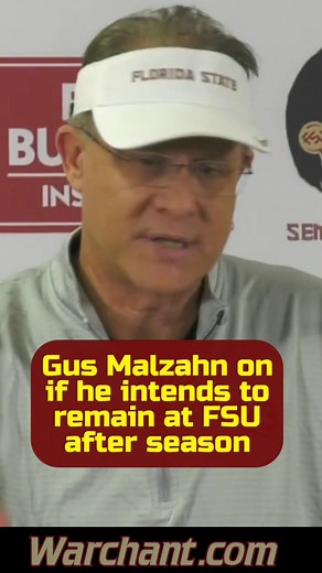 Does Gus Malzahn intend to stay with Florida State after the 2025 season? | Florida State Seminoles sports on Warchant.com