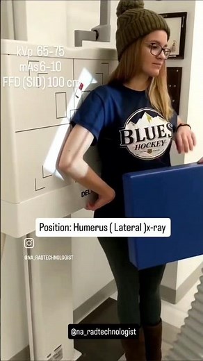 position Humerus (Lateral) x-ray view #radiographer #radiology #radiologystudent #humerusxray