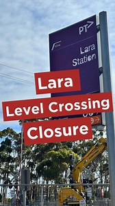 An important update about the Lara level crossing closure. Please get in touch with my office if you need any assistance while it's closed - give us a call on 5275 3898. | Ella George MP
