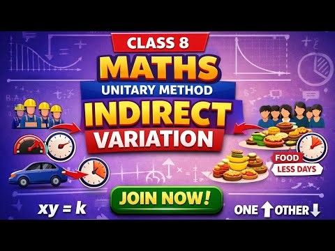 Class_8_Unitary Method_Direct and Indirect Variation