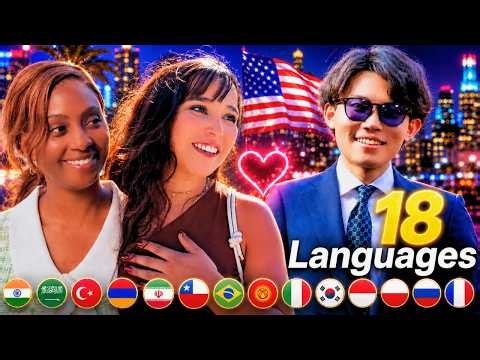 I Spoke 18 Languages to Strangers in LA… Their Reactions Were Priceless! 🇺🇸