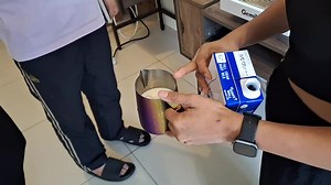 200K views · 6.4K reactions | How to froth your Milk using Gemilai 3145 espresso machine and make latteart stack tulip ☕️. Cheers #lattearttutorial | Baristaspace Philippines | Facebook