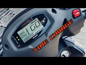 How To Set Time In Suzuki Access 125 Bluetooth Edition
