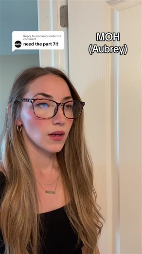 Christa Innis on Instagram: "Part 7 of The I Don’t Crew is HERE! Reminder on characters in this part: Audrey - MOH, glasses black shirt Natalie - bridesmaid, pink shirt, Maeve - bride, black and white striped shirt, white headband Jules (Groom’s Sister) – Orange shirt, maroon headband, secretly dating Ty. Will (Groom & Jules’ Brother) – Light blue shirt, pink-and-black hat Carla - Groom’s Mom, grey sweater and pink glasses #bride #bridetobe #bridal #engaged #funnyskits #dramaskits #contentwriter