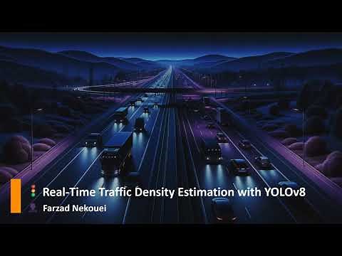 Real time Traffic Density Estimation with YOLOv8