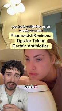 ‼️ ARE YOU TAKING YOUR ANTIBIOTIC CORRECTLY?! Pharmacist shares important tips you may not know