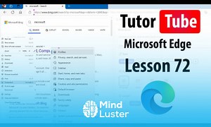 Mind Luster - Learn Microsoft Edge Lesson 72 Right click and Hover Menu Customization