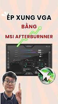 Automatically overclock your VGA using MSI Afterburner #pc #pcgaming #laptop #tech #thanhcongnghe