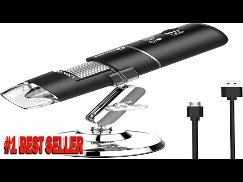 T TAKMLY Wireless Digital Microscope Handheld USB HD Inspection Camera Magnifying Glass - B07PVMRZQH