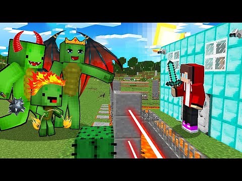 Mikey FAMILY Maizen.EXE vs Security House - Minecraft gameplay Thanks to Maizen JJ and Mikey