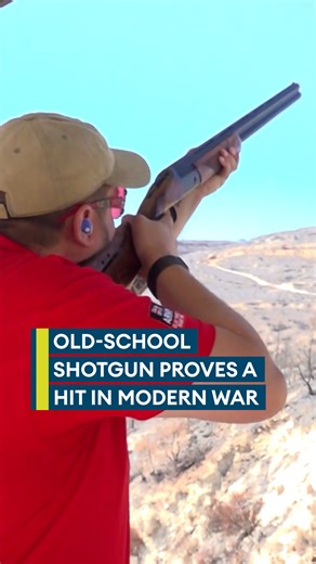 Shotgun soldiers💥 The British Army's Clay Target Shooting Team is visiting Cyprus for a development camp in the sun. Shotguns have been given a new lease of life in Ukraine, serving as a last-ditch effort to take down an incoming FPV drone | Forces News