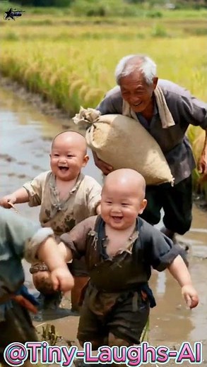 3 Adorable Toddlers Catching Crabs: The Funny Ending & Yummy Reward! 🦀😋#short #FunnyKids #cute