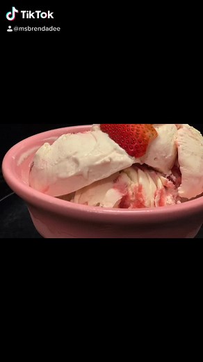 🍓🍓Strawberry Cheesecake Ice Cream 🧐Check This Full Video and Many More Southern Recipes On My YouTube Channel: Ms Brenda Dee