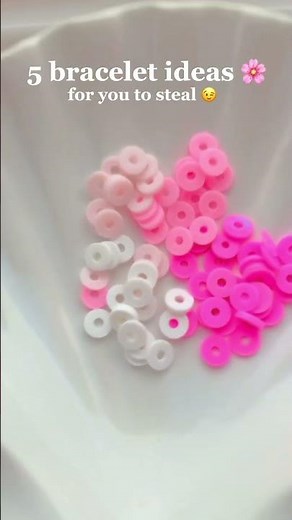 5 clay bead bracelet ideas for you to steal 😉💗