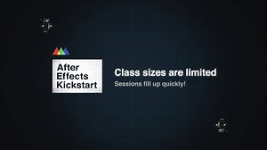 On sale NOW! This session of After Effects Kickstart is filling up fast. Don't miss out on the most fun, interactive way to learn the art of Motion Graphics. Find out more below! | School of Motion