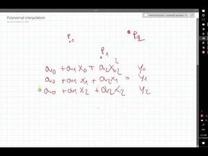 Gaussian Elimination Solver & Interpolation of polynomials pt7: polynomial interpolation