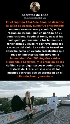 ⚡ Azazel fue castigado según Enoc capítulo 10 | 📜 Libro de Enoc 📜