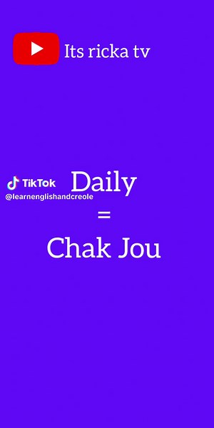 Learn Haitian Creole: Daily, Weekly, Monthly, Yearly #learnenglishandcreole #englishandcreole #learnhaitian #haitiancreole #fyp #tiktok