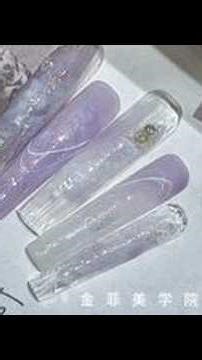 How to do the basic techniques of gradient nail art? I'll teach you step by step today! #JinFeiNa...